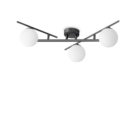 ATLAS PL3 stropní svítidlo 3x G9 LED 3W 370lm 3000K 50cm IP20, černé