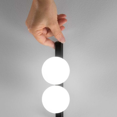 PING PONG TL2 stolní lampa LED 6W 500lm 3000K 35cm IP20, černé 3