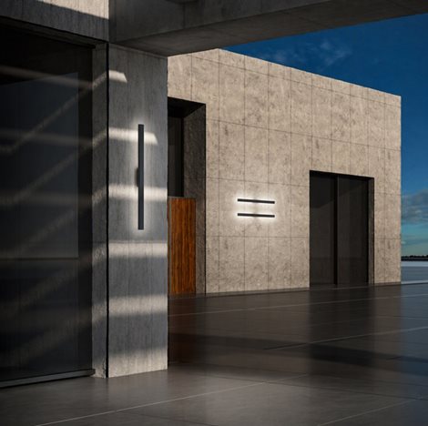 LINEA AP D104 COFFEE venkovní nástěnné svítidlo LED 20W 1950lm 3000K IP54 kávová 6