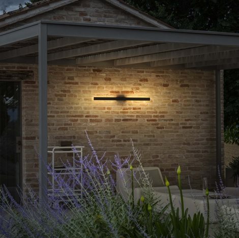 LINEA AP D104 COFFEE venkovní nástěnné svítidlo LED 20W 1950lm 3000K IP54 kávová 5
