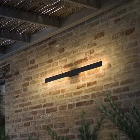 LINEA AP D104 COFFEE venkovní nástěnné svítidlo LED 20W 1950lm 3000K IP54 kávová 3