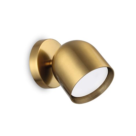DODO AP1 nástěnné svítidlo 1x GX53 LED 9W 910lm 3000K 8,5cm IP20, mosazné