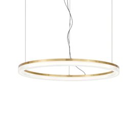 CROWN závěsné svítidlo LED 42W 3400lm 3000K 80cm IP20, zlaté
