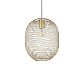 NET SP1 závěsné svítidlo 1x E27 42W bez zdroje 24,5cm IP20, zlaté