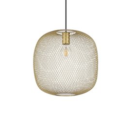 NET SP1 závěsné svítidlo 1x E27 42W bez zdroje 34cm IP20, zlaté