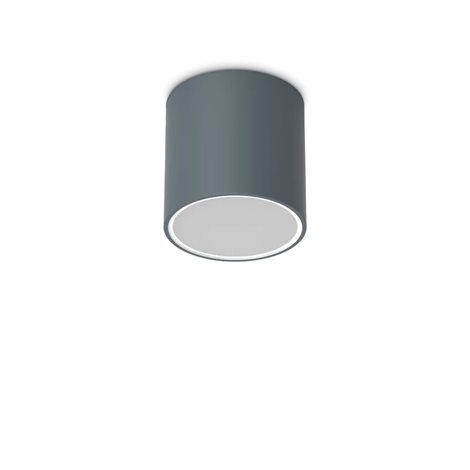 TECHO PL1 D15 stropní svítidlo, oválné, GU10 max 1 x 20W, IP54, antracitové
