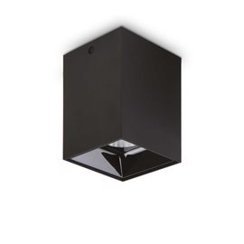 NITRO přisazené LED svítidlo 25W 2350lm 3000K 9,7cm hranaté IP20, černé