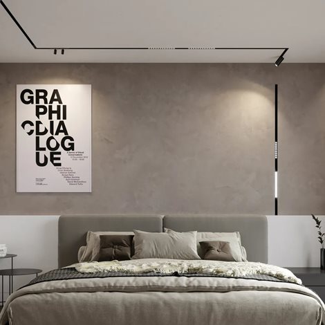 EGO PROFILE RECESSED TRIM 2000 mm BK 4