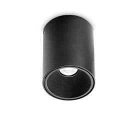 NITRO přisazené LED svítidlo 25W 2350lm 3000K 10,4cm kulaté IP20, černé