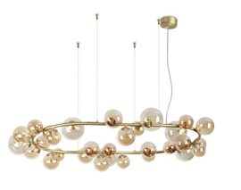 PERLAGE SP30 závěsné svítidlo 30x G9 LED 3W 370lm 3000K 143cm IP20, jantarové