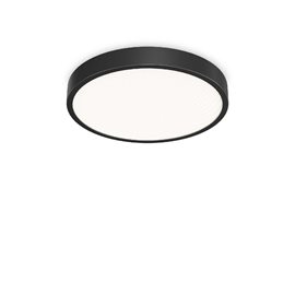 RAY PL D60 přisazené LED  svítidlo 44W 6850lm 3000K/4000K 60cm kulaté IP20, černé
