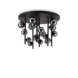 PERLAGE PL18 stropní svítidlo 18x G9 LED 3W 370lm 3000K 75cm IP20, černé