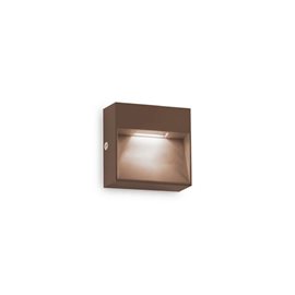 DEDRA AP BIG COFFEE LED venkovní nástěnné svítidlo 1,5W 160lm 3000K IP65 kávová