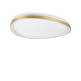GEMINI PL přisazené LED svítidlo 42W 5400lm 3000K Dali/Push 81cm IP20, mosaz
