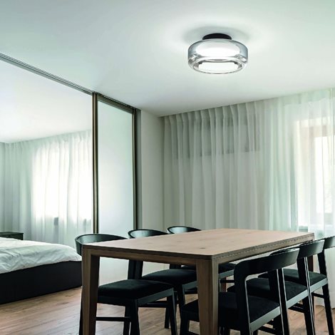 TOPICO PL D25 stropní svítidlo, LED 12W, 1450lm, 3000K, IP20, kouřové 2