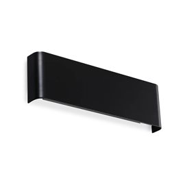 DELTA AP D030 3000K nástěnné svítidlo, 10W, 1100lm, 3000K, IP20, černé