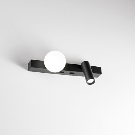 PING PONG AP nástěnné svítidlo, LED 6W, 600lm, 3000K, IP20, mosazné 2