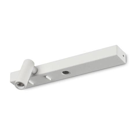 BONNE NUIT-1 AP nástěnné svítidlo, LED 6,5W, 830lm, 3000K, IP20, bílé 1