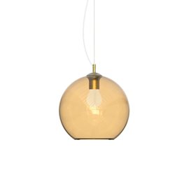 NEMO SP1 D40 AMBRA závěsné svítidlo, E27 max 1 x 42W, IP20, jantarové