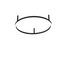 ORACLE SLIM PL D050 2700K ON-OFF stropní svítidlo, oválné, LED 29W, 2850lm, 2700K, IP20, černé