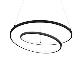 OZ SP D80 ON-OFF 2700K závěsné svítidlo, LED 52W, 5800lm, 2700K, IP20, černé