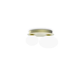 NINFEA AP2 stropní svítidlo, GX53 max 2 x 4W, IP20, mosazné
