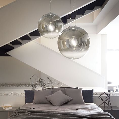 MAPA CLEAR SP1 D40 závěsné svítidlo, E27 max 1 x 42W, IP20, opálové 2