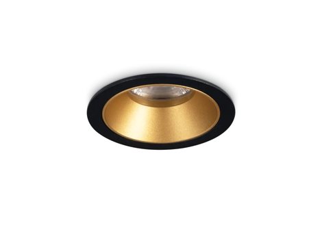 GAME TRIM ROUND Vestavné svítidlo LED 5,5W 3000K IP20 černo-zlatá 1