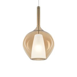 Závěsné svítidlo KALIQUE SP1-1 D28 E27 max 1 x 42W IP20 opálové