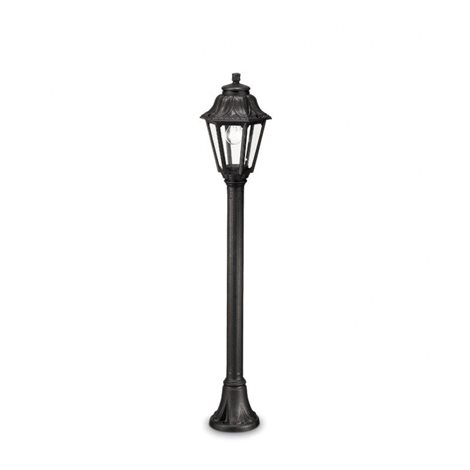 DAFNE PT1 venkovní sloupkové svítidlo 1x E27 23W bez zdroje 110cm IP55, černé 2
