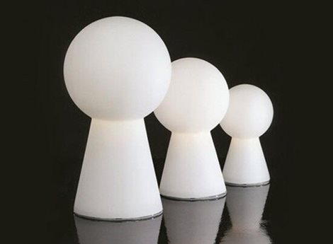 BIRILLO TL1 stolní lampa 1xE27 60W bez zdroje 39cm IP20, bílá  3