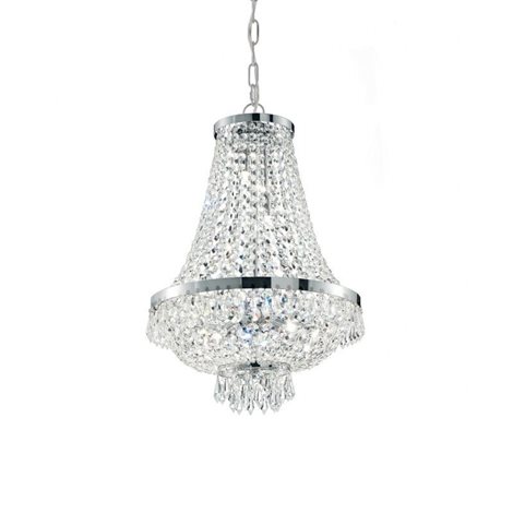 CAESAR SP9 závěsné svítidlo 9x G9 LED 3W 370lm 3000K 45cm IP20, chromové 2