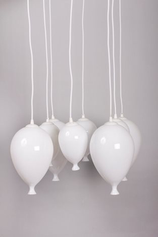 CLOWN SP8 závěsné svítidlo 8x G9 LED 3W 370lm 3000K 50cm IP20, bílé 2