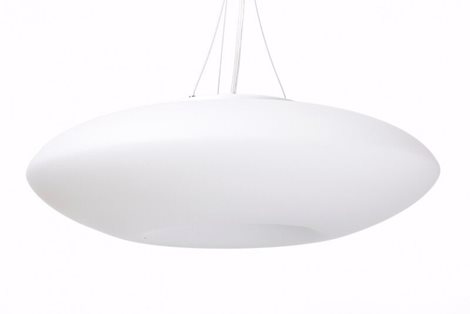 GLORY SP3 závěsné svítidlo 3x E27 60W bez zdroje 40cm IP20, bílé sklo 2
