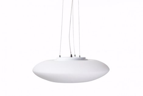 GLORY SP3 závěsné svítidlo 3x E27 60W bez zdroje 40cm IP20, bílé sklo 6
