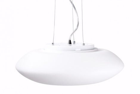 GLORY SP3 závěsné svítidlo 3x E27 60W bez zdroje 40cm IP20, bílé sklo 4