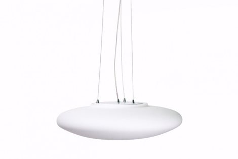 GLORY SP3 závěsné svítidlo 3x E27 60W bez zdroje 50cm IP20, bílé sklo 6