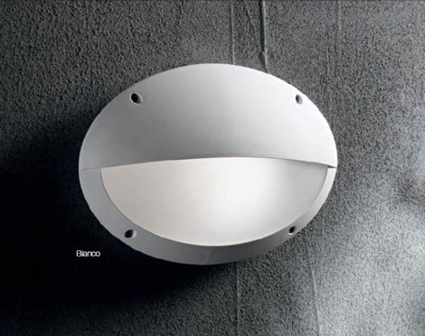 MEDEA-2 AP1 venkovní přisazené svítidlo 1x E27 23W bez zdroje 33cm oválné IP66, bílé 4