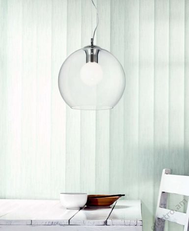 NEMO SP1 CLEAR D40 závěsné svítidlo 1x E27 60W bez zdroje 40cm IP20, čiré 3