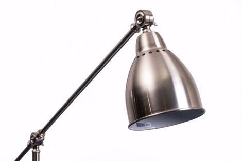 NEWTON PT1 stojací lampa 1x E27 42W bez zdroje 150cm, niklová 2