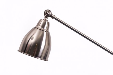 NEWTON PT1 stojací lampa 1x E27 42W bez zdroje 150cm, niklová 4