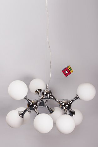 NODI SP9 závěsné svítidlo 9x E14 40W bez zdroje 88cm IP20, bílé 4