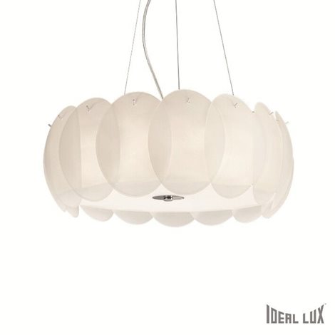OVALINO SP8 závěsné svítidlo 8x E27 60W bez zdroje 55cm IP20, bílé 5