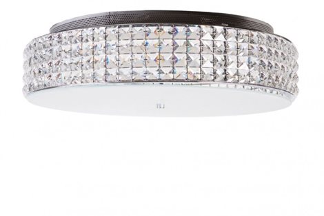 ROMA PL6 stropní přisazené svítidlo 6x G9 LED 3W 370lm 3000K 40cm IP20, chromové 3