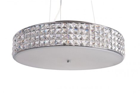 ROMA SP9 stropní závěsné svítidlo 9x G9 LED 3W 370lm 3000K 50cm IP20, chromové 6