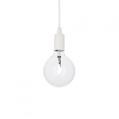 EDISON SP1 závěsné svítidlo 1x E27 LED 8W 1020lm 3000K 12,5cm IP20, bílé 2