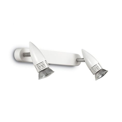 Alfa AP2 nástěnné bodové svítidlo 2xGU10 5W 480lm 3000K IP20, bílé 2