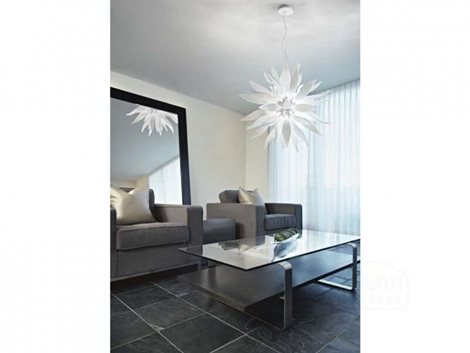 LEAVES SP12 závěsné svítidlo 12x G9 LED 3W 370lm 3000K 80cm IP20, bílé 3