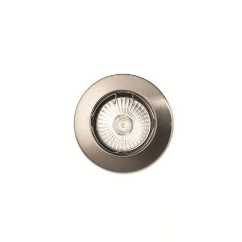 JAZZ podhledové svítidlo 1x GU10 50W bez zdroje 7,3cm IP20, niklové 1