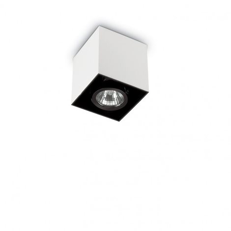 MOOD PL1 přisazené svítidlo 1x GU10 28W bez zdroje hranaté 9cm IP20, bílé 2